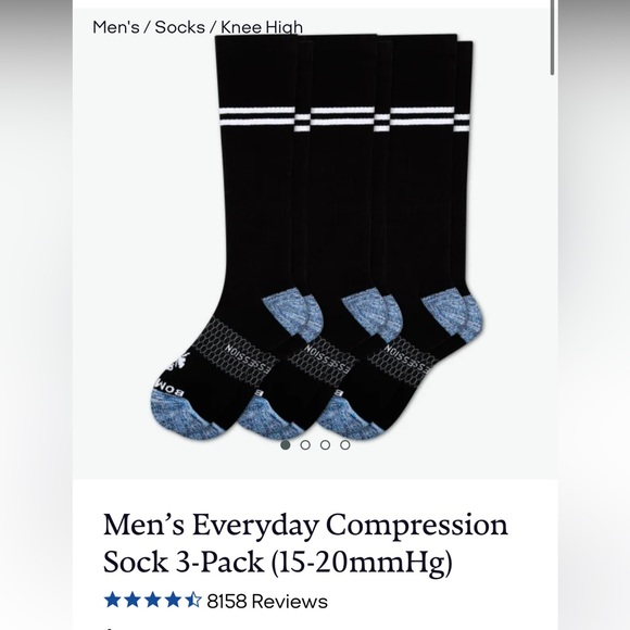 Bombas Underwear & Socks Bombas Mens Everyday Compression Sock